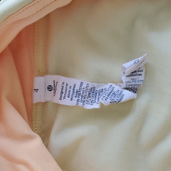 Mellow yellow lululemon speed shorts - Picture 3 of 8